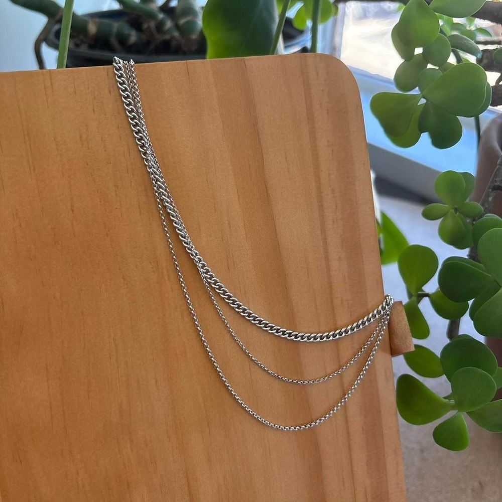 Elegant Silver Chain Necklace